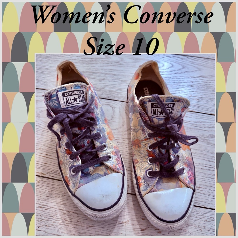 Converse women’s size 10 M  Purple blue All-Star Sneakers canvas